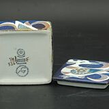 Glazed earthenware box signed nils thorsson / 1960-1970 / perfect condition