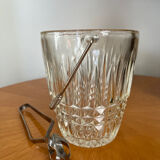 Ice bucket and its vintage tongs 1970