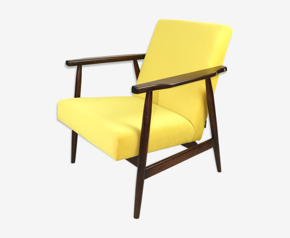 Fauteuil jaune, années 1970