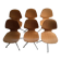 6 chaises Florence BoConcept