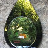 Double mirror shades shaped water drop 42 x 30 cm