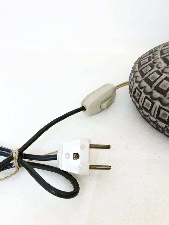 Scandinavian ceramic lamp stand, 1970
