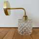 Vintage glass globe wall light