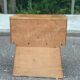Asymmetrical Mid Century Modern bedside tables oak 1960