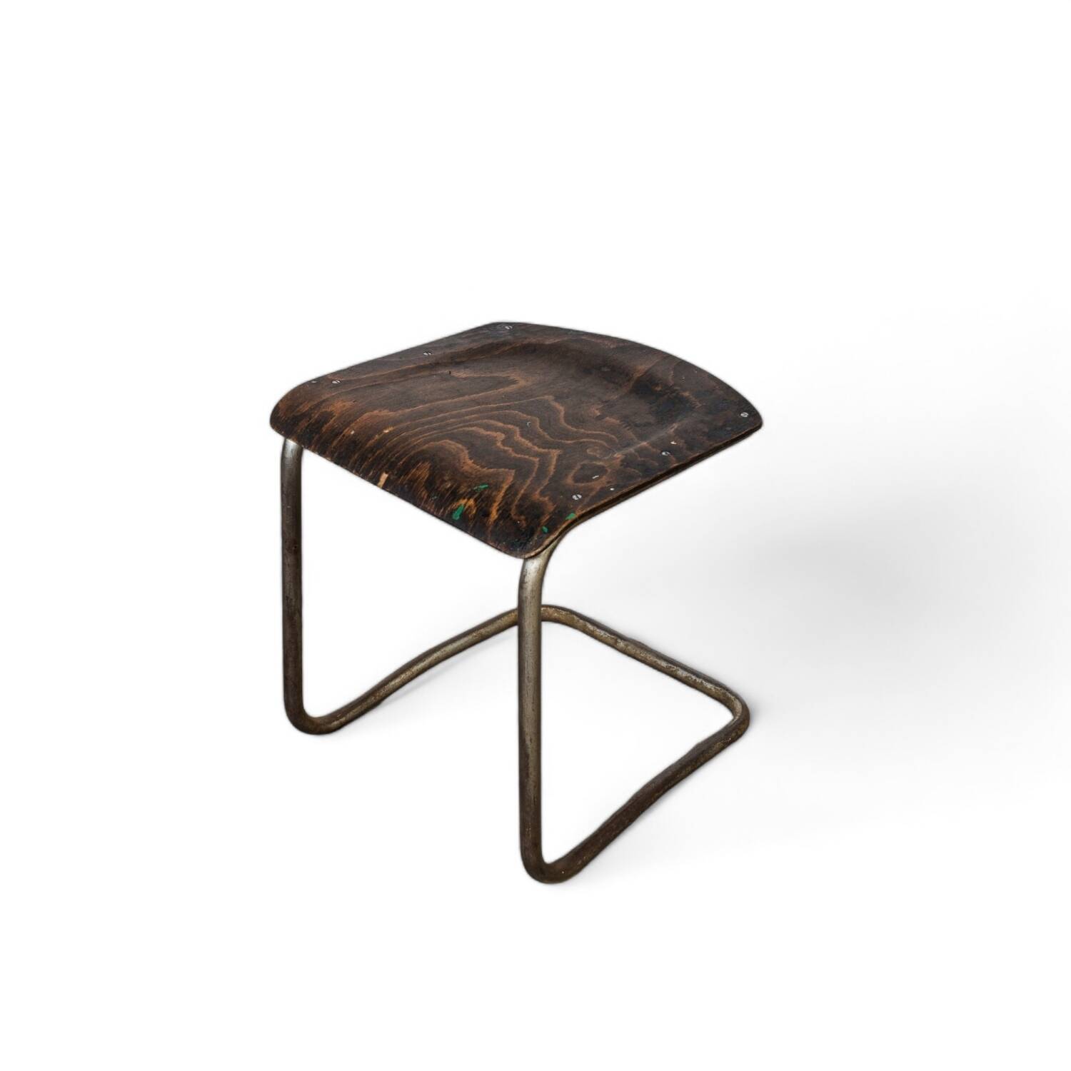 Early cantilever tubular steel stool by Mart Stam, 1930s