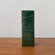 Minimalist block vase in Italian pottery from the mid-century by Bitossi, 1960s.