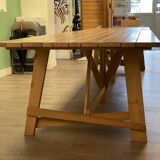 Wooden table in solid