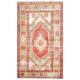 1970s Vintage Turkish Hand-Knotted Wool Cotton Red Area Rug 110x186
