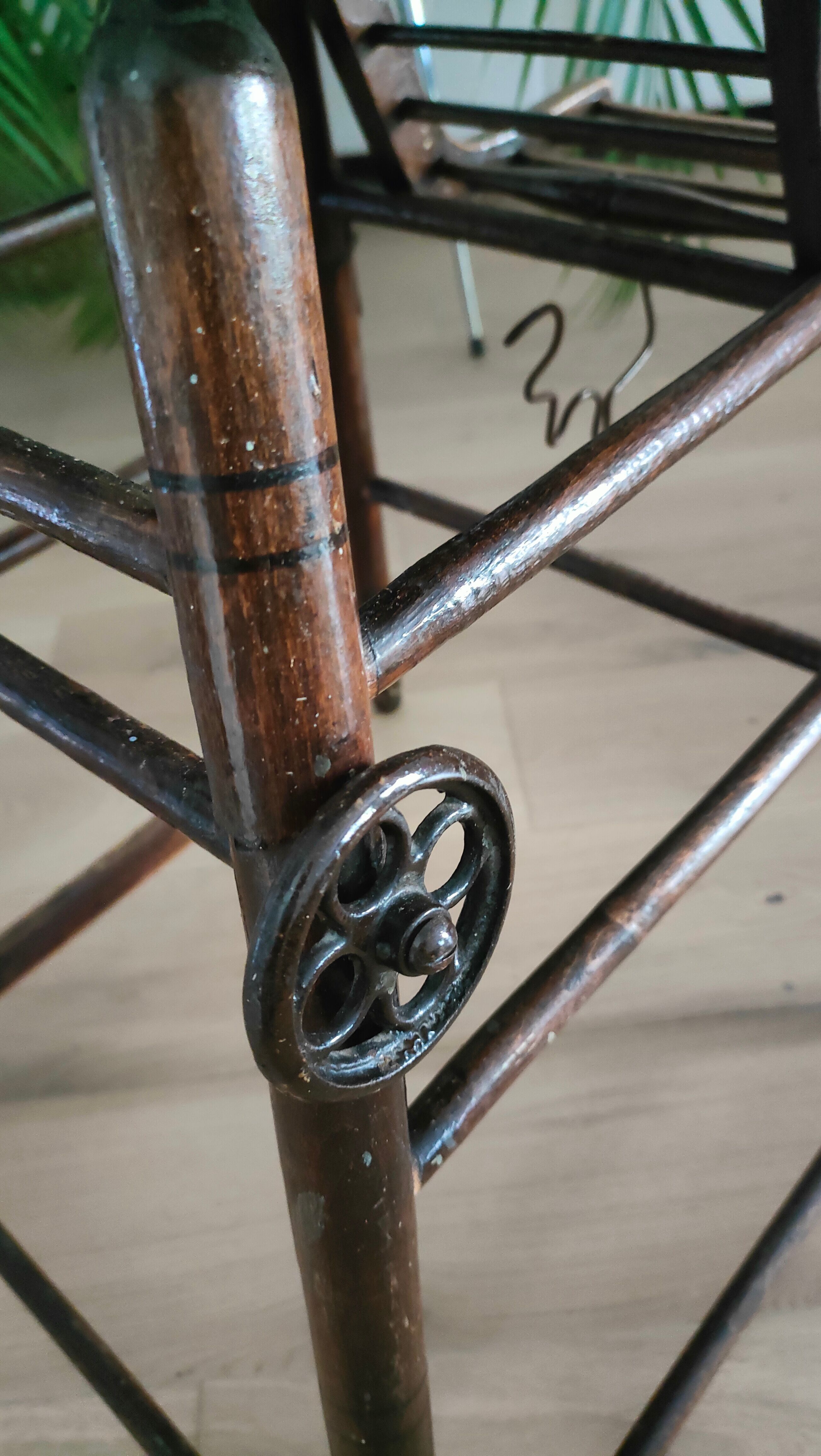 Antique baby high chair