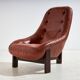 Leather armchair by Jean Gillon for Probel (mk10185)