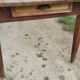 Farmhouse table NINETEENTH CENTURY OAK 200cm feet spindles 3 drawers belt