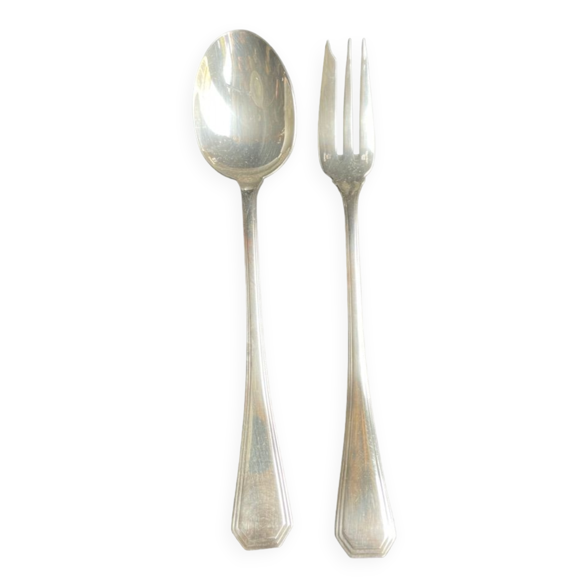 Christofle model América silvered metal tableware cutlery