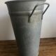 Pot en zinc, vase de fleuriste