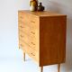 Oak chest of drawers