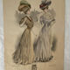 3 original fashion posters, Le Printemps newspaper, circa 1900
