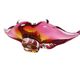 Decorative bowl by J. Hospodka for Chribska Glassworks, Czechoslovakia, 1960s