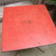 Bistro table, square metal restaurant year 1950,1960