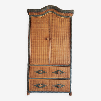 Armoire en rotin