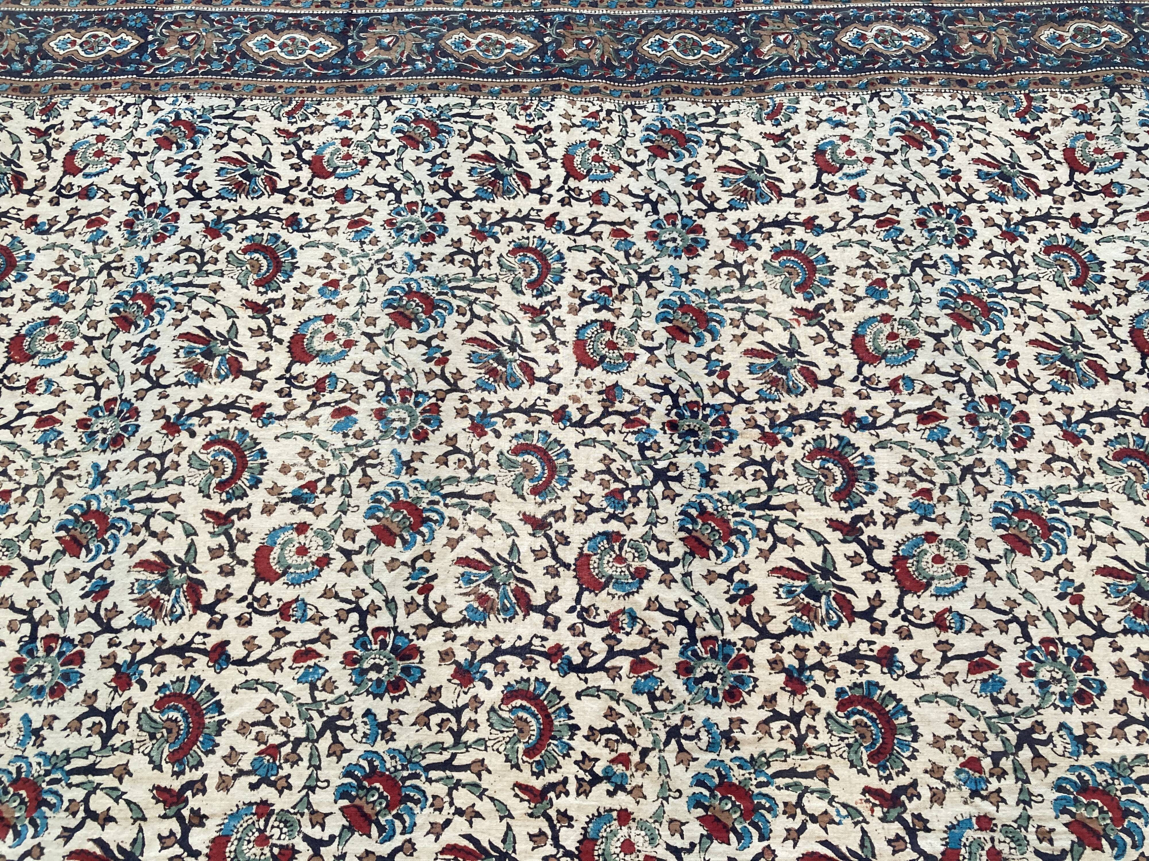 Embroidery kalamkari fabric