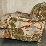 George Smith Signature Scroll Arm Velvet Sofa