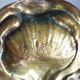 Antique gilt bronze pediment, furniture decoration, mirror, signed JF