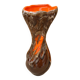 Ancien vase vallauris céramique art marron orange vintage