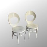 Pair of Baumann chairs, Mouette model, vintage 1960