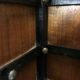 Old maps display postal counter turnstile 1900 in wood and metal