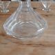 Art deco crystal liquor service