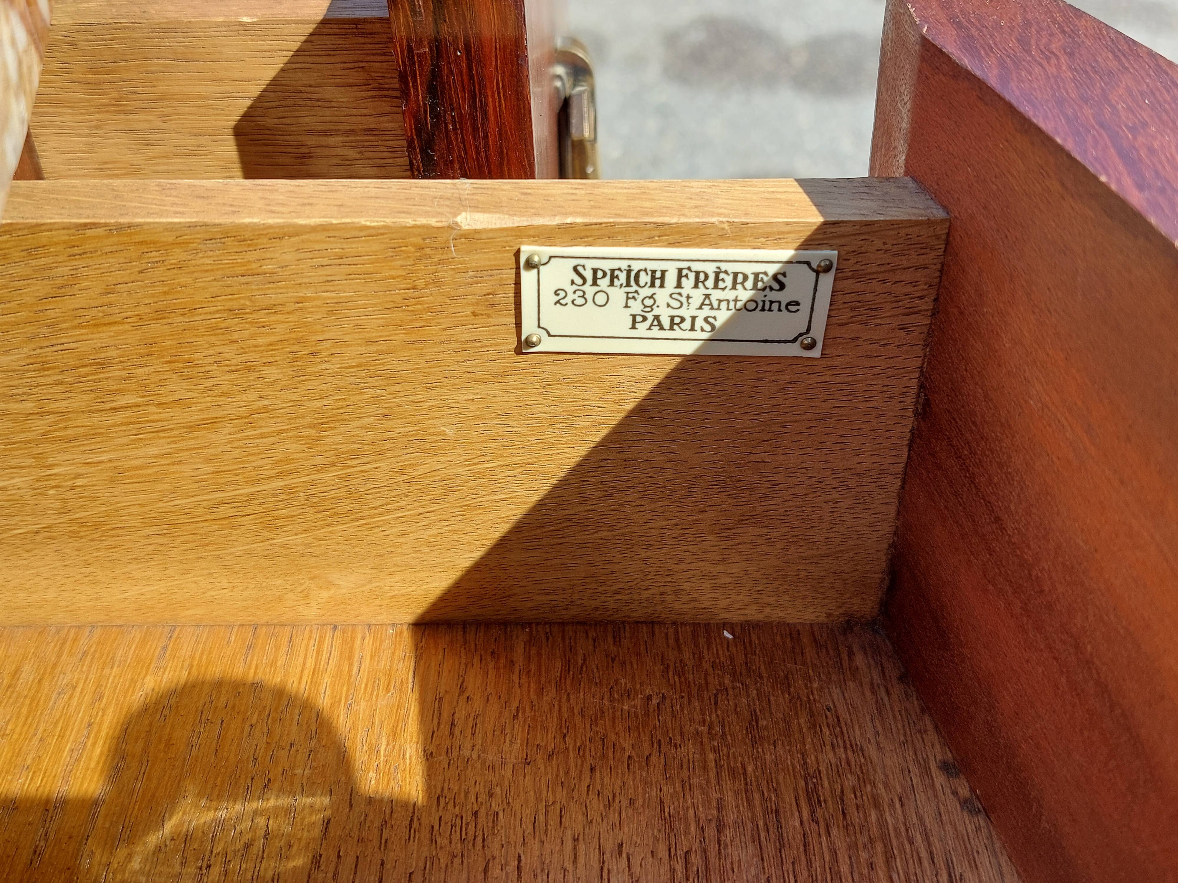 Lady's Vanity Desk Art Deco Dressing Table Speich Frères - 1930s