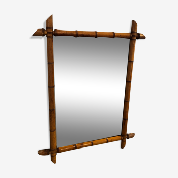 Bamboo mirror 88x66cm