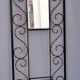 Vintage wrought iron coat rack
