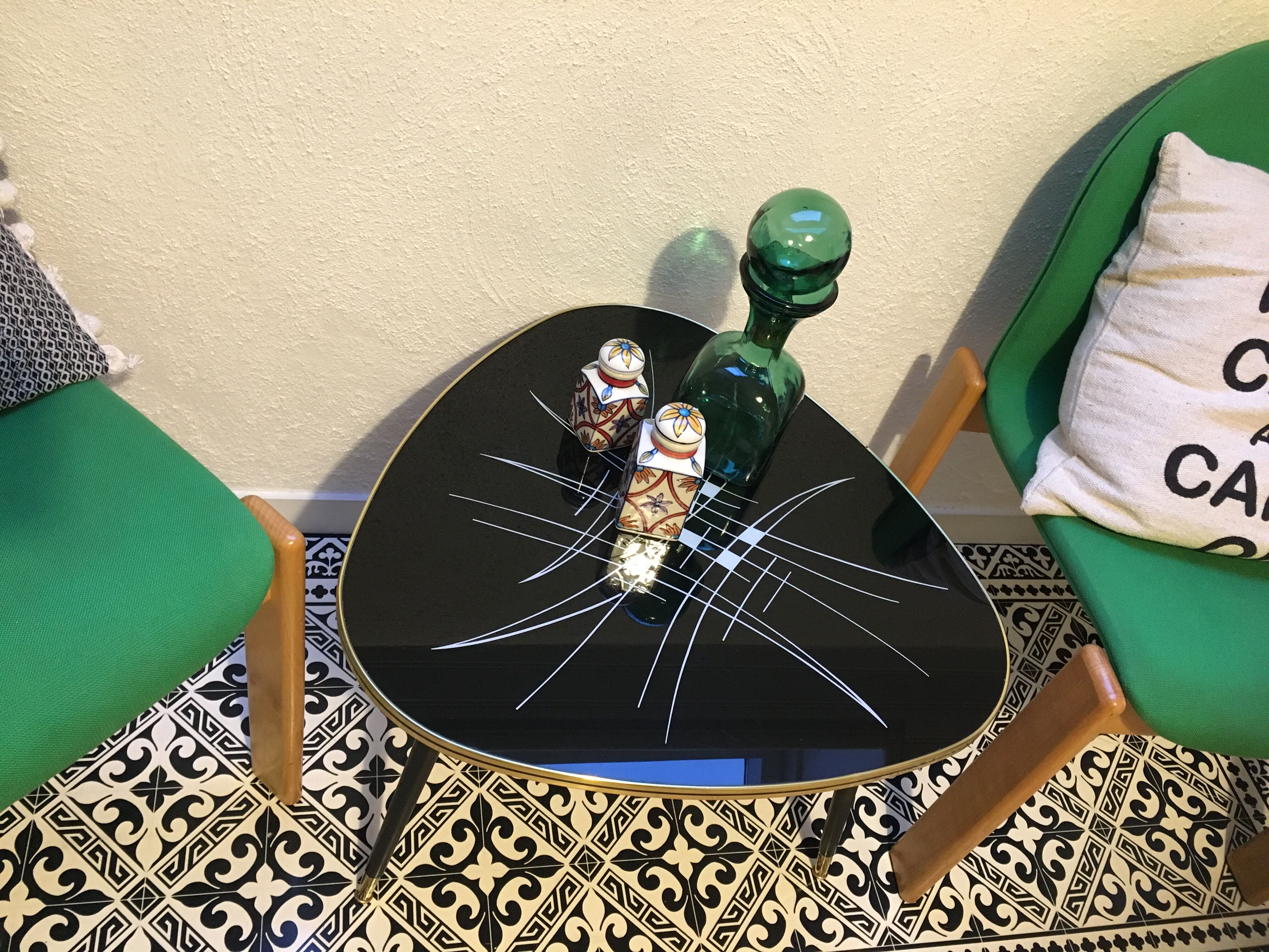 Tripod vintage side table