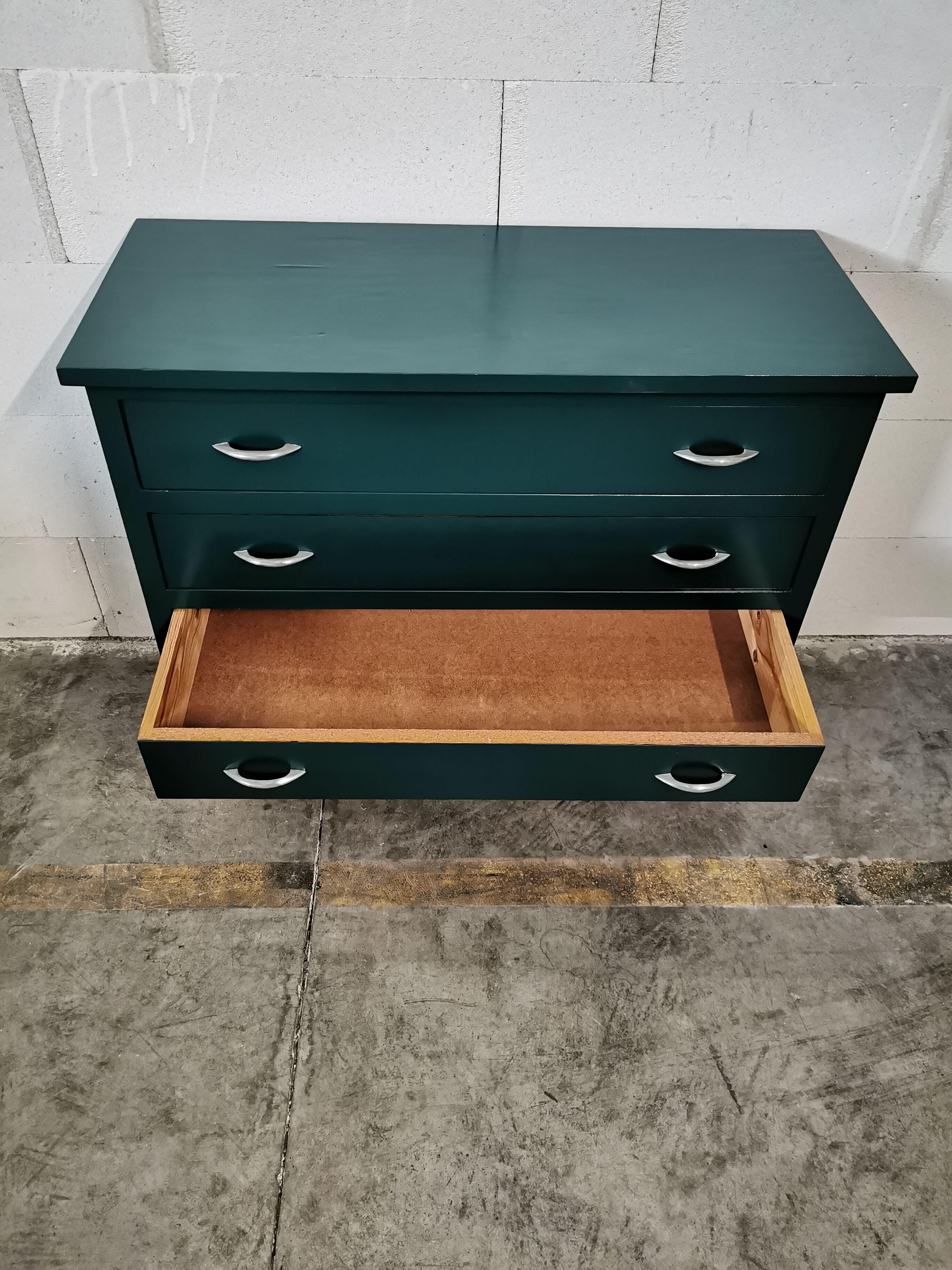 Chest of drawers vintage feet compass redesigned