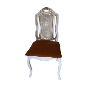 Chaise cannée style Louis Philippe