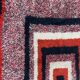 Handmade French Cogolin art deco rug 120x220 cm