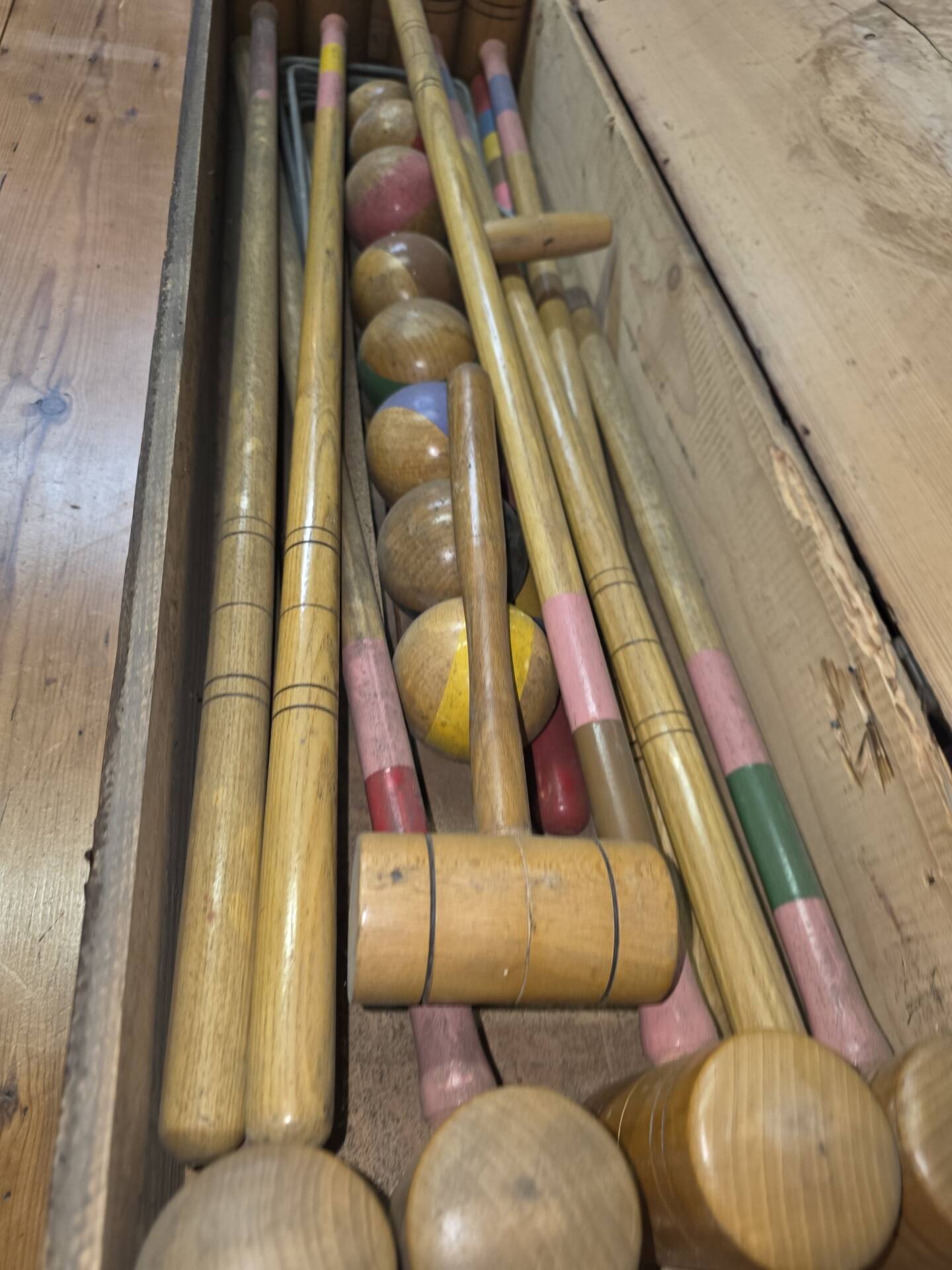 Ancient croquet game