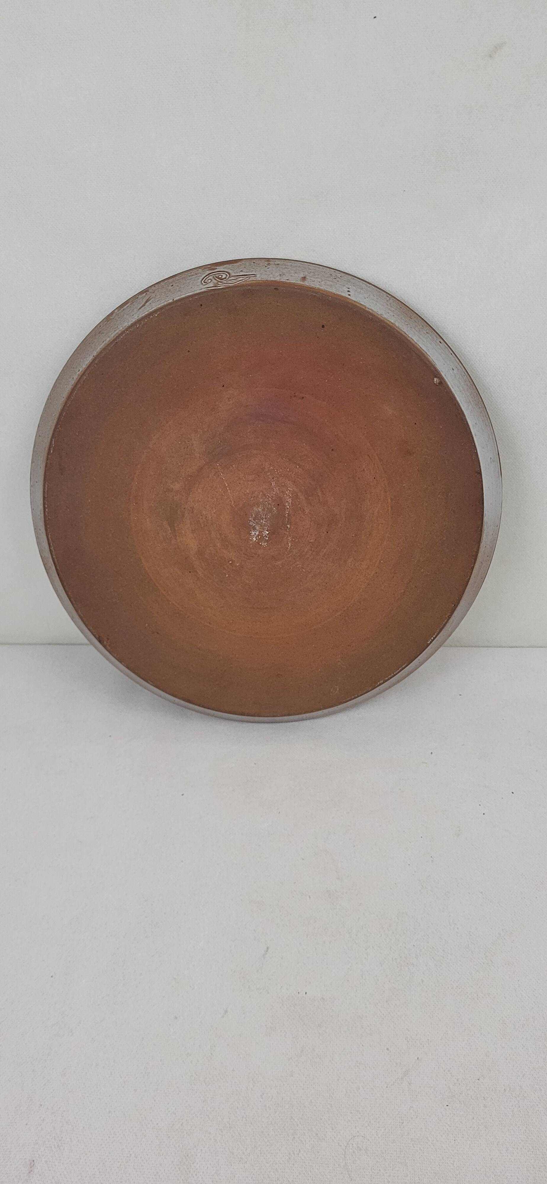 Plat à tarte en grès Ratilly / Pierlot