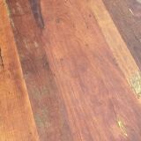 Round coffee table in wood