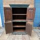 Rajasthani wardrobe in Burmese teak with original patina.
