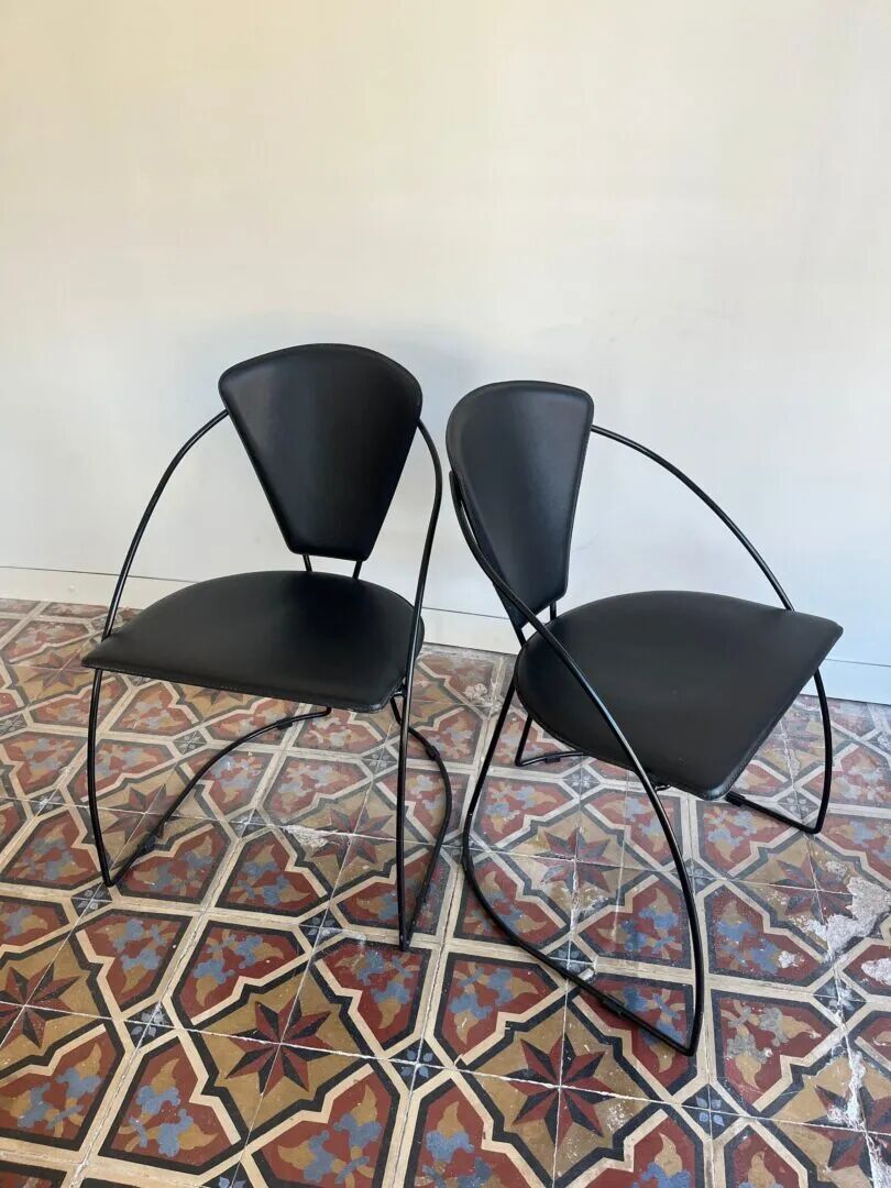 ‘Linda’ dining chairs – Arrben (Italy, ’80s)