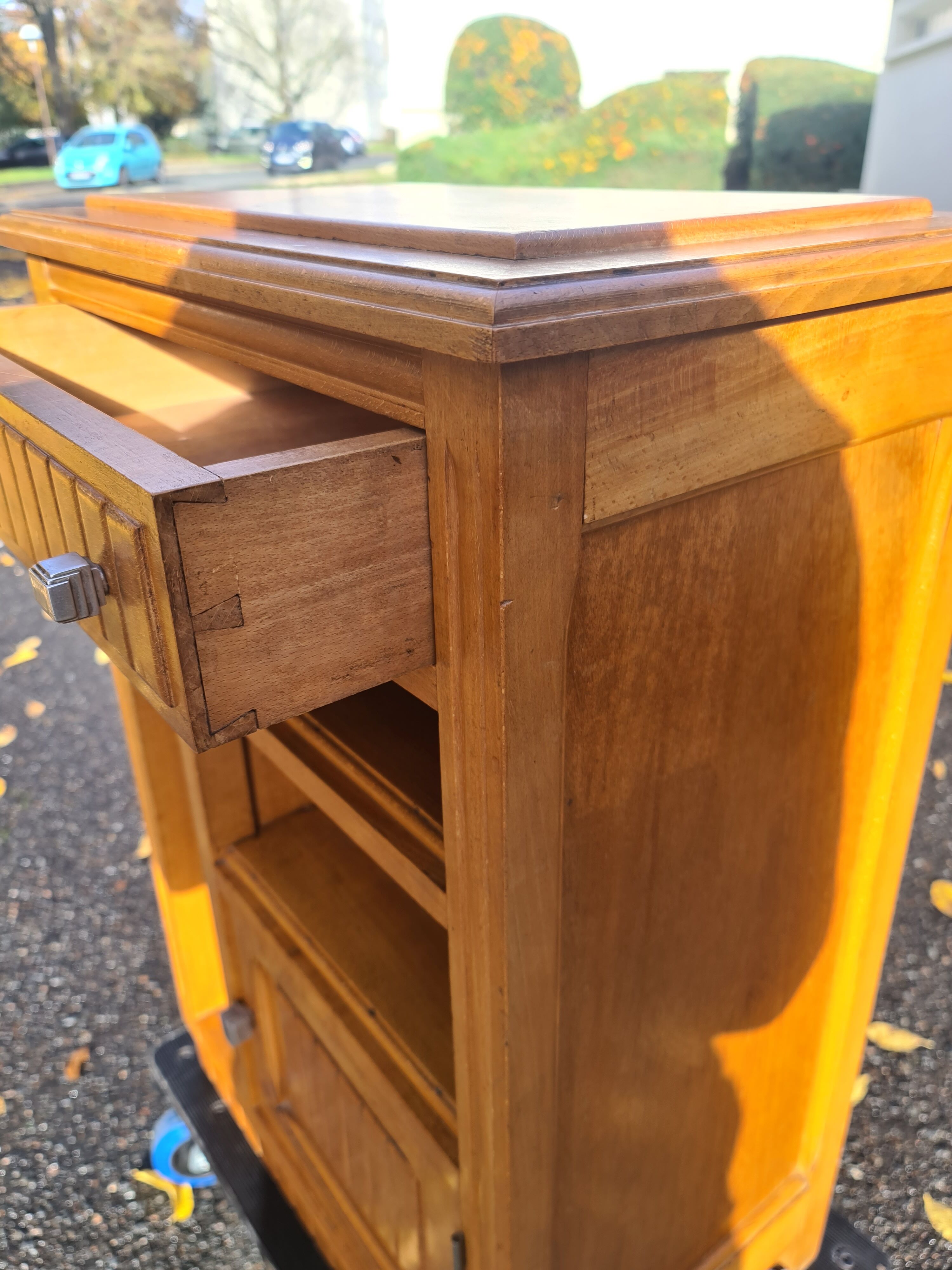 Art deco jam maker 1940-50 solid wood