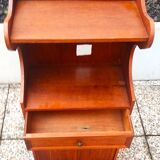 Table de chevet en merisier, style Louis-Philippe