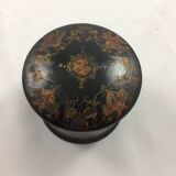Napoleon III boiled cardboard round box