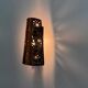 Simple metal wall light in brutalist style, 1970s, Germany.