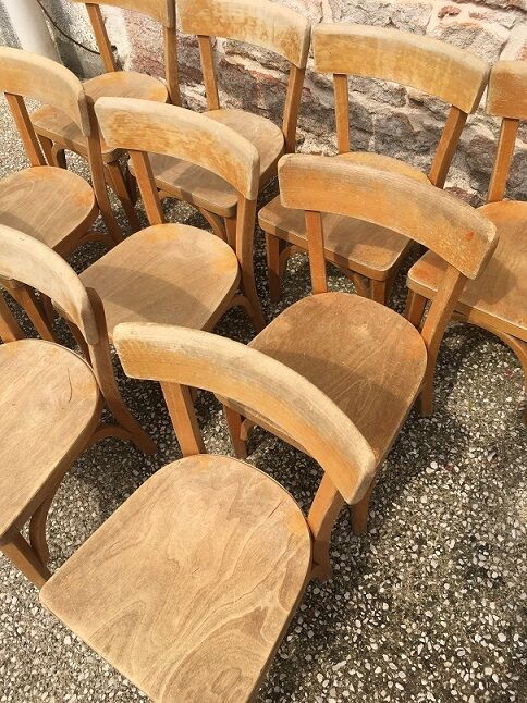 Set of 10 chairs maternal baumann