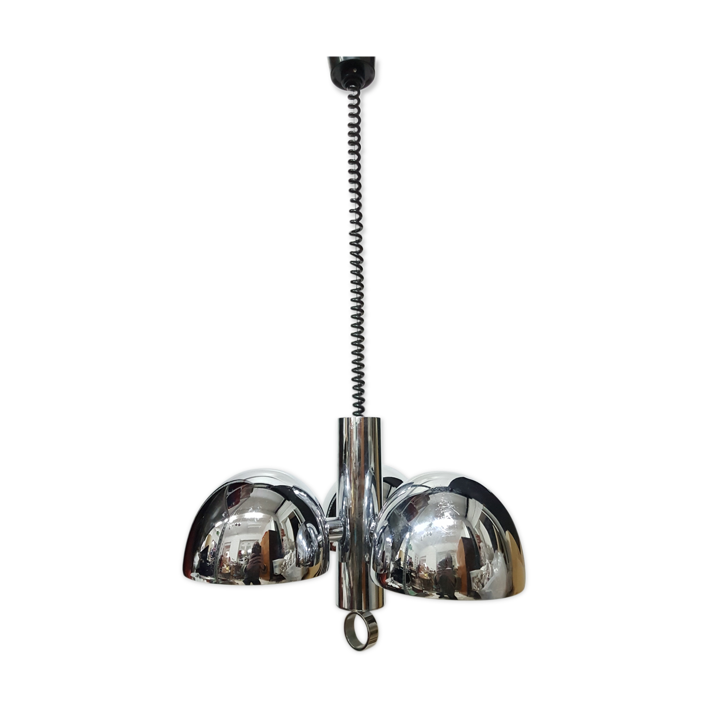 70s Egon Hillbrand design ceiling lamp