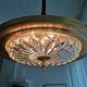 Mid Century Modern metal retractable lamp