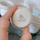 6 design espresso cups crumpled white porcelain Revol