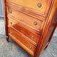 Louis XVI marble top chest of drawers
